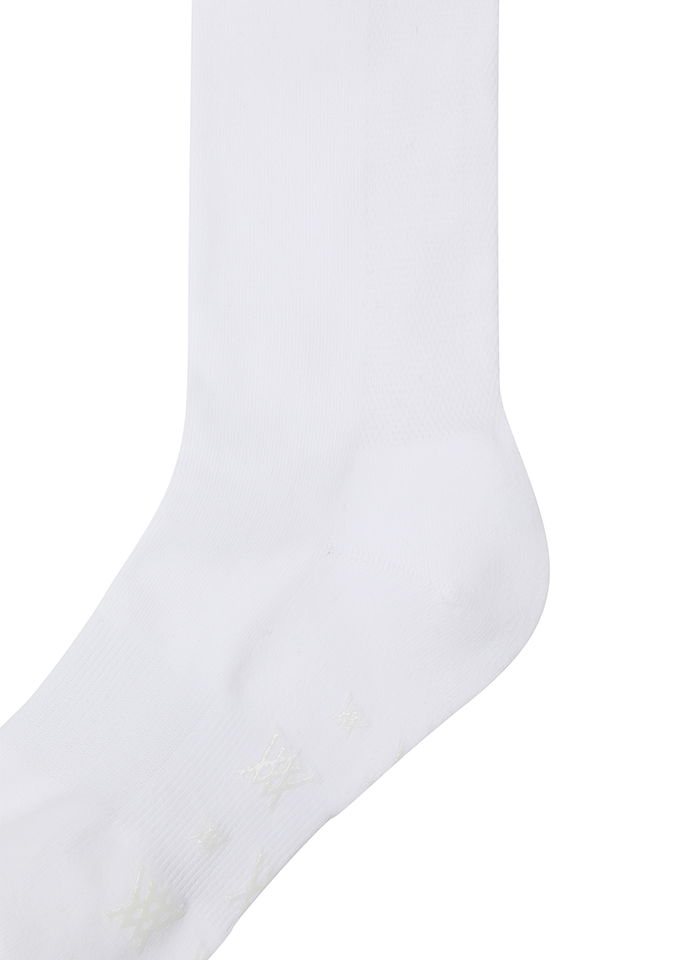 Women's Aqua Cool Knee Socks - White