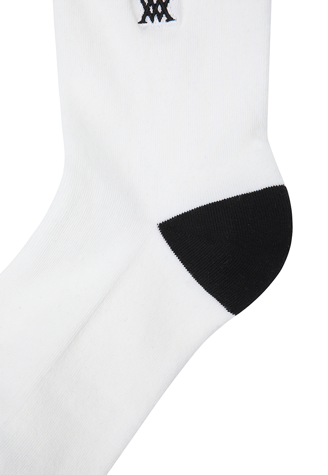 Women's Middle Socks - White
