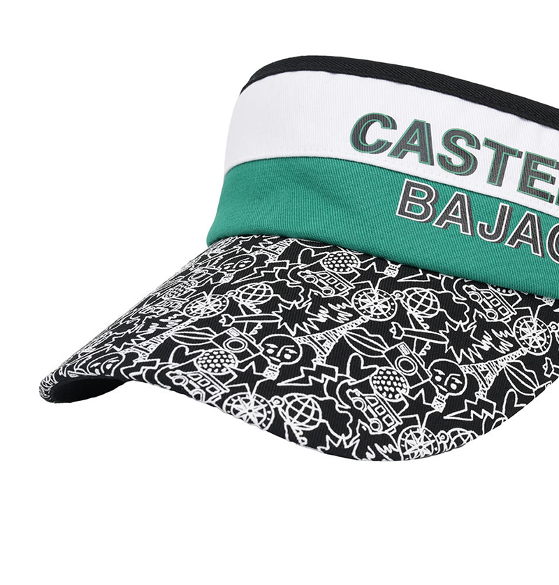 Castelbajac Men's Nîmes Color Block Sun Cap - Black