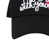 Castelbajac Women's Embroidered Point Ball Cap - Black
