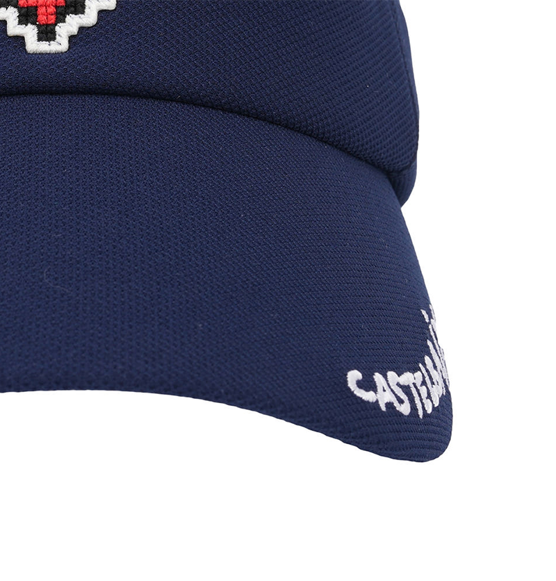Castelbajac Women's Heart Pixel Summer Sun Cap - Navy