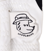 Castelbajac Men's Synthetic Leather Character Gloves - Black