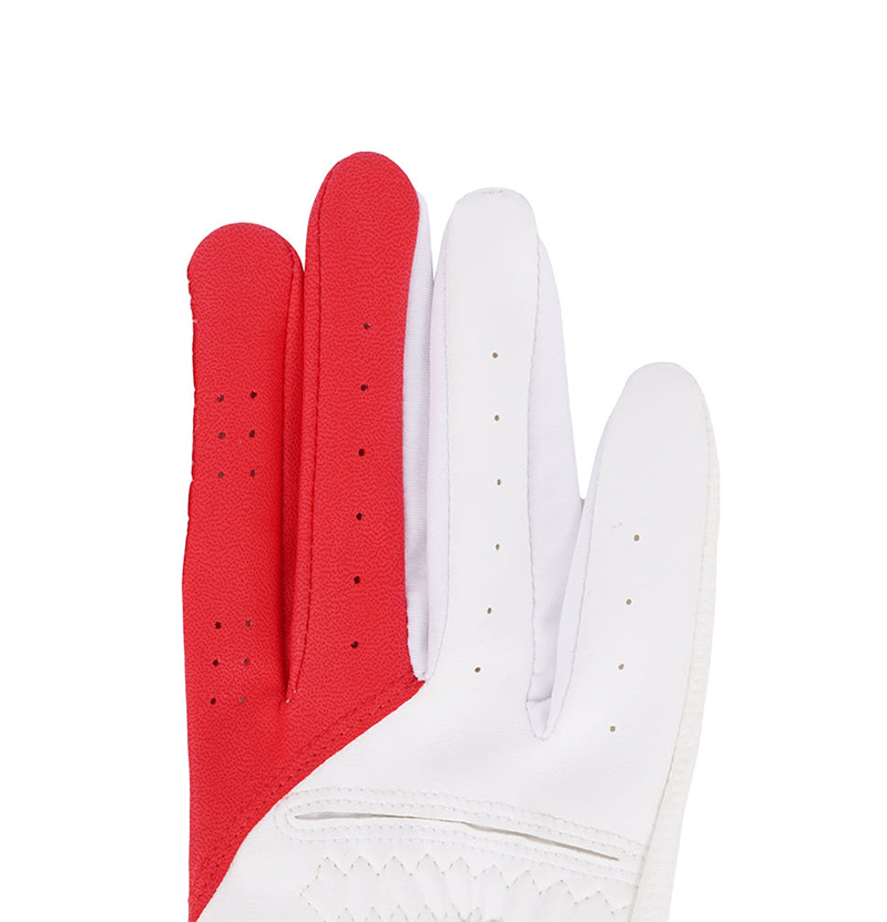 Castelbajac Women's Synthetic Leather Character Two-Handed Gloves - Red