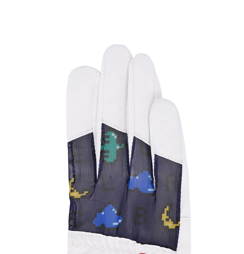 Castelbajac Women's Printed Mesh Gloves - Navy