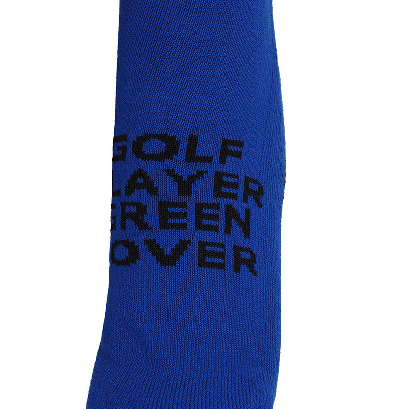 Castelbajac Men's Season Slogan Point Ankle Socks - Blue
