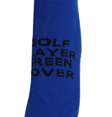 Castelbajac Men's Season Slogan Point Ankle Socks - Blue