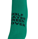 Castelbajac Men's Season Slogan Point Ankle Socks - Green