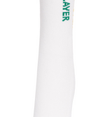 Castelbajac Men's Season Slogan Point Long Socks - White
