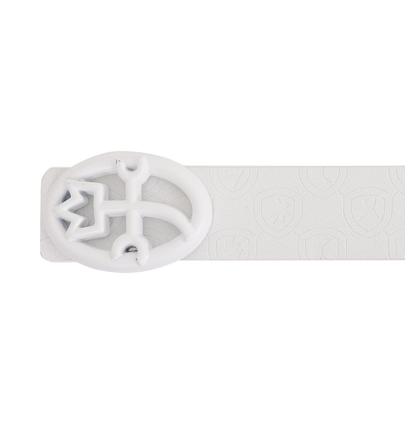 Castelbajac Women's Reversible Belt - White