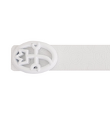 Castelbajac Women's Reversible Belt - White