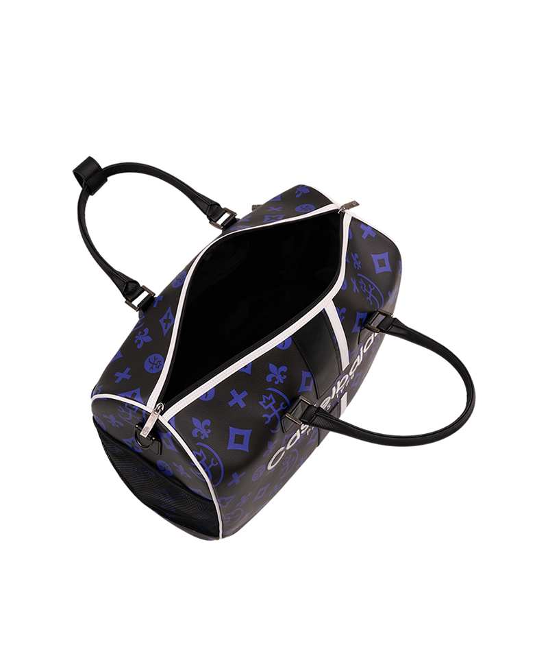 Castelbajac Men's Monogram Pattern Boston Bag - Black