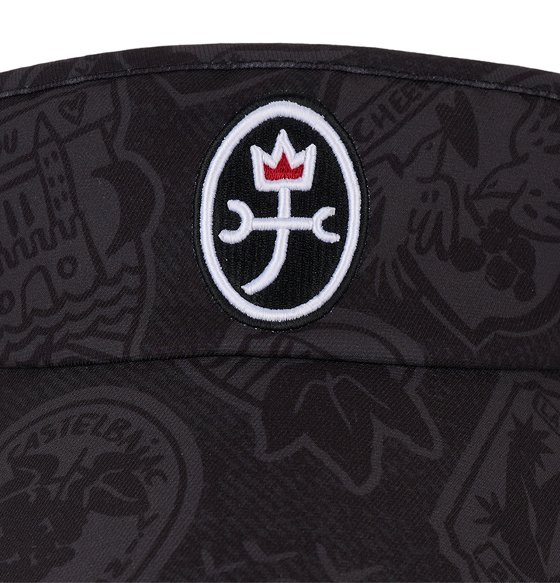 Castelbajac Women's Symbol Pattern Logo Sun Visor - Black