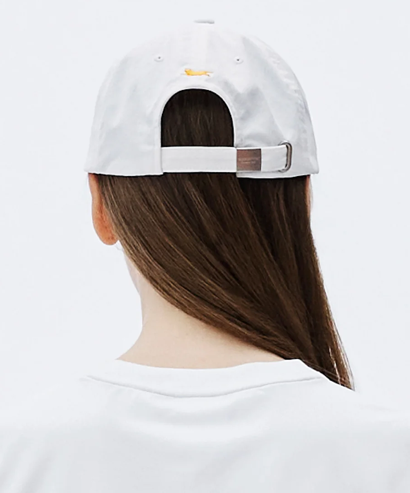 MCC Bio Washed Logo Ball Cap - Off White