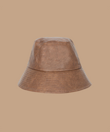 Black Label Leather Bucket Hat  - 2 Colors