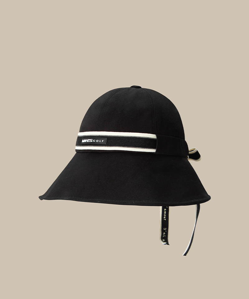 Bucket Hat With A Hexagonal Cut And Wide Brim  - 2 Colors