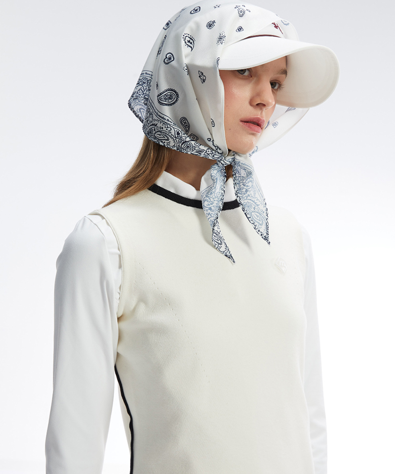 Monday Flow Line Wide Visor - White
