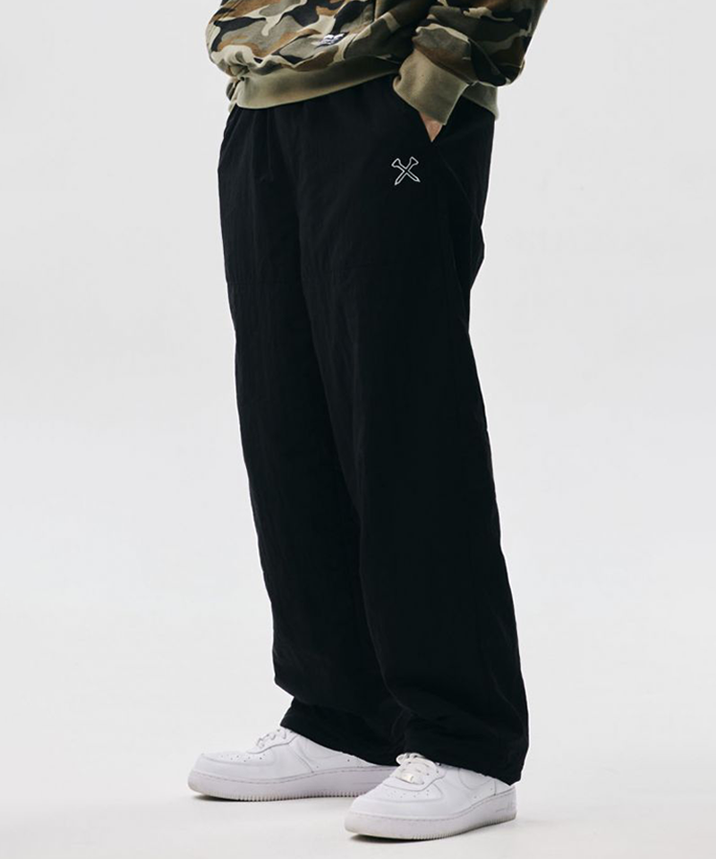 Jamie West Fleece Nylon Reversible Pants - Black