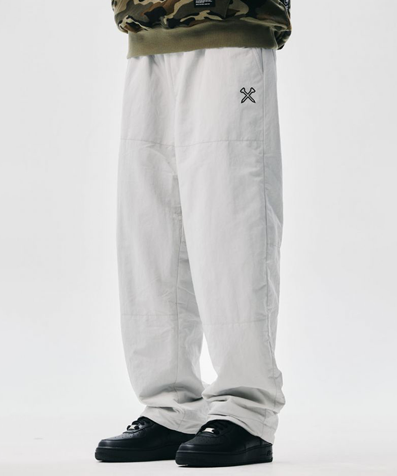 Jamie West Fleece Nylon Reversible Pants - Gray