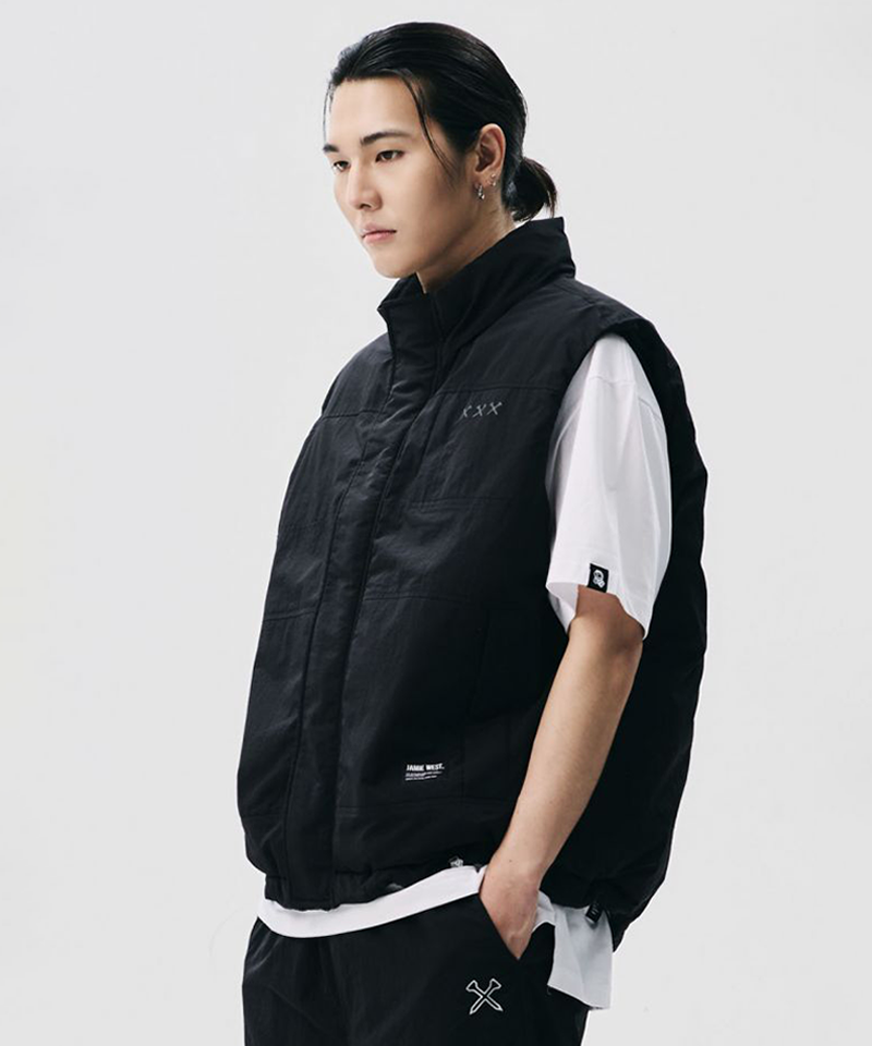 Jamie West Primaloft Hidden Hoodie Heavy Vest - Black