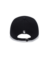 Jamie West Slogan Embroidery Washed Ballcap - Black
