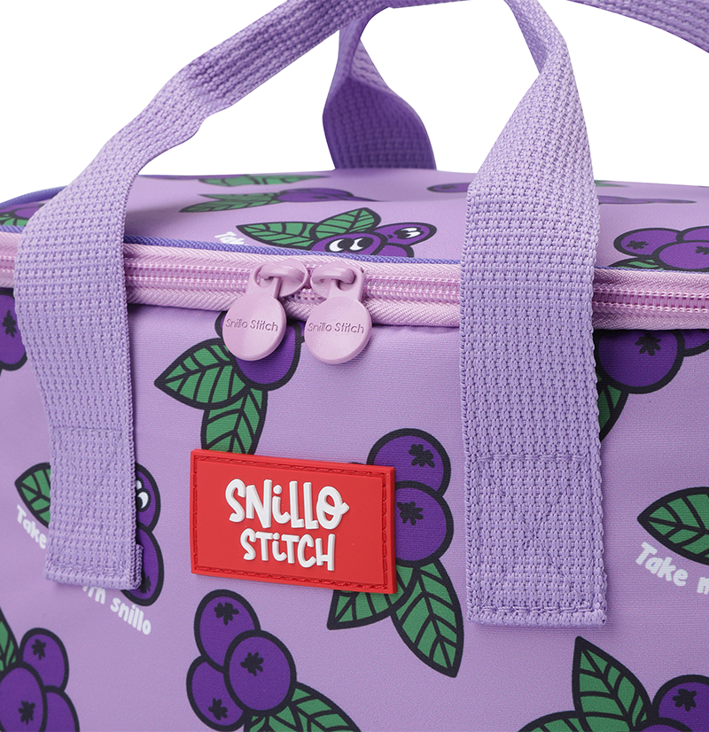 Lunch Cooler Bag Shoulder Strap Blueberry - Purple