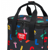Picnic Cooler Bag Alphabet - Black