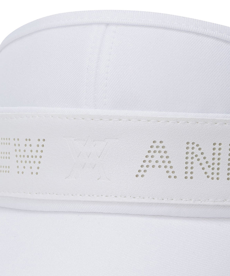 ANEW Golf Women's Tape Point High Crown Visor - White