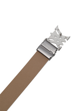 Men's Two Way Pattern Belt - White