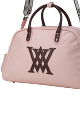 Uni Vintage Leather Boston Bag - Pink