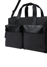 Uni Color Block Boston Bag - Black