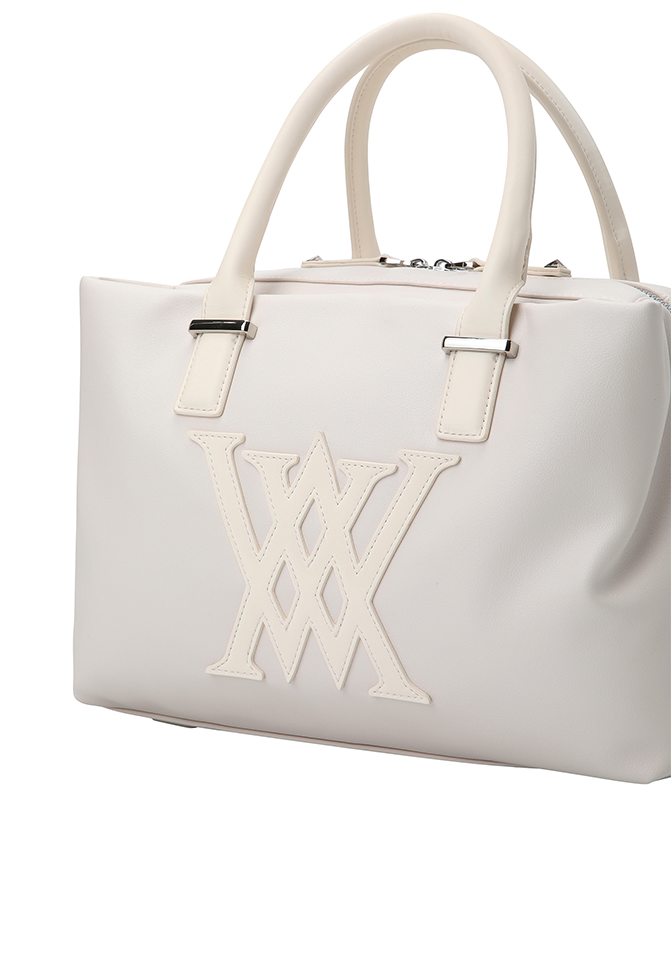 Uni Double Pocket Tote Bag - Ivory
