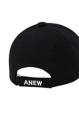 Uni Essential Cotton Cap - Black