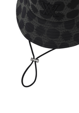 Uni Seasonal Pattern Bucket Hat - Black
