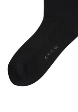 Men's Basic Middle Socks - Black