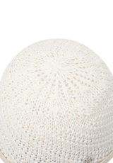 Women's Raffia Mix Bucket Hat - White
