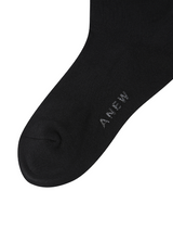 Women's Basic Middle Socks - Black