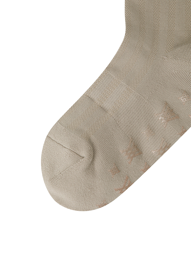 Women's Color Pop Knee Socks - Beige