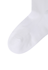 Women's Color Pop Knee Socks - White