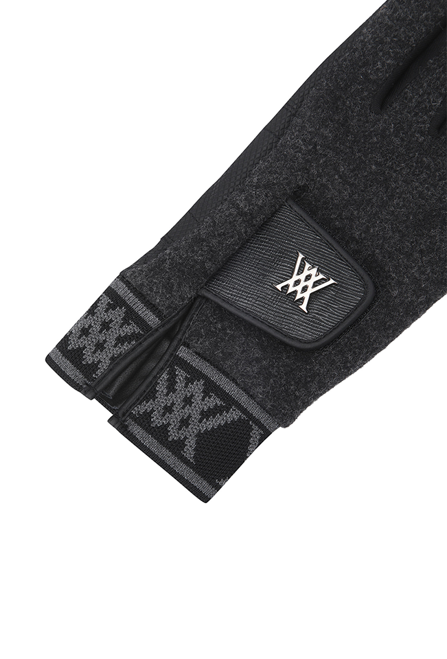 Men's Old Proof Wool Glove (Pair) - Charcoal Grey