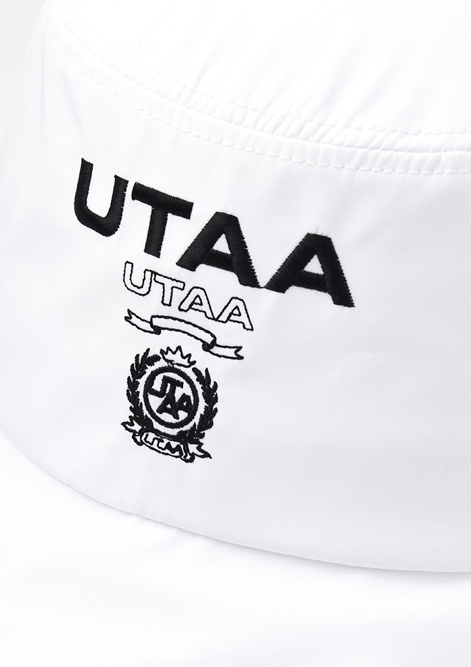 UTAA Women's Laurel Symbol Emblem Bucket Hat - White