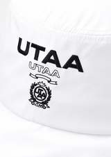 UTAA Women's Laurel Symbol Emblem Bucket Hat - White