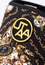 UTAA Women's Midnight Panther Baroque Ribbon Sun Visor - Black