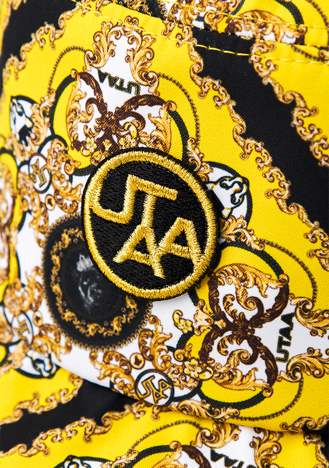 UTAA Women's Midnight Panther Baroque Bucket Hat - Yellow