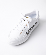 UTAA Women's Gilt Bold Logo Platform Sneakers - White