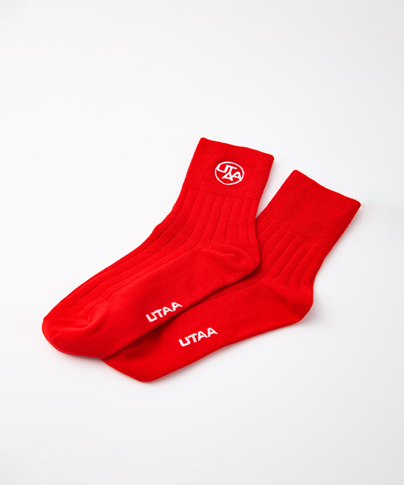 UTAA Women's Champ Symbol Basic Socks - Red