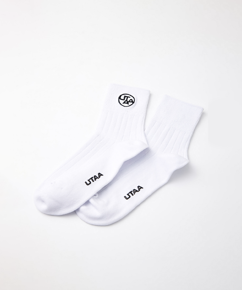 UTAA Women's Champ Symbol Basic Socks - White
