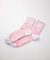 UTAA Women's Ring Panther Line Color Socks - Light Pink