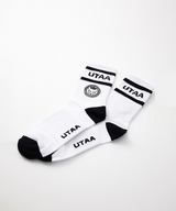 UTAA Women's Ring Panther Line Color Socks - White