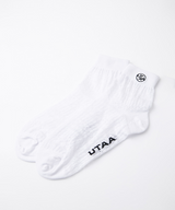 UTAA Women's Punching Pattern Loose Socks - White