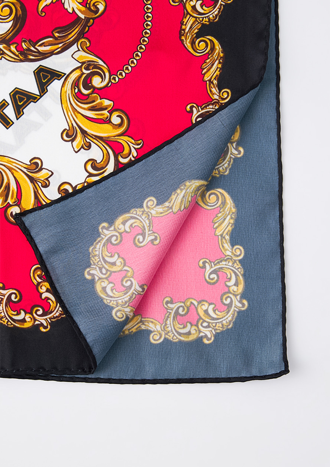 UTAA Midnight Panther Baroque Scarf - Pink